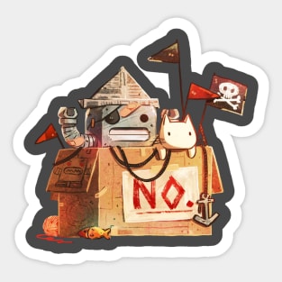 Robot Fort Sticker